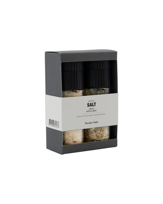 Gift box, Salt chilli salt + wild garlic, organic, 120|80 g|g