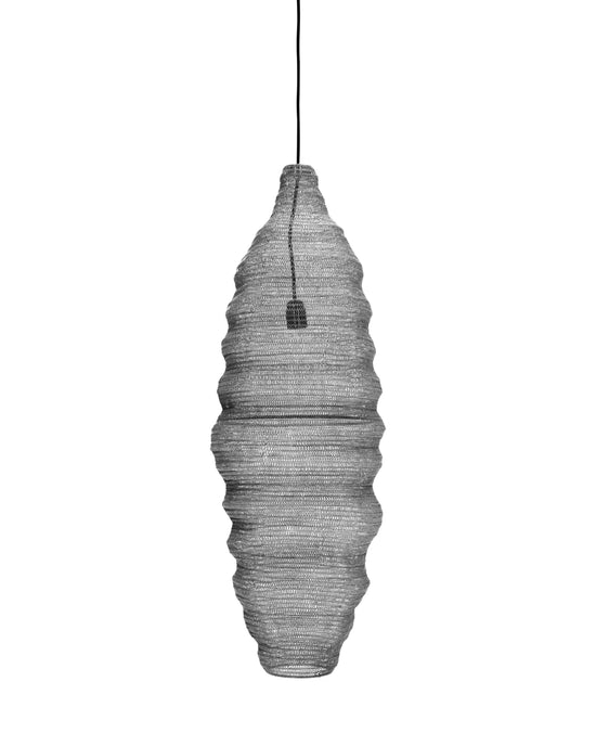 Lampe, HDMesh, Børstet sølvfinish