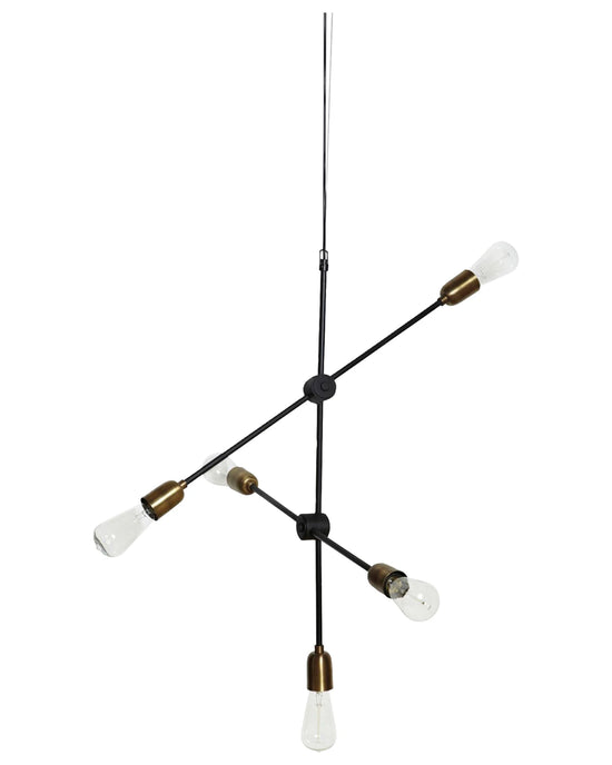 Lampe, HDMolecular, Sort/Messing