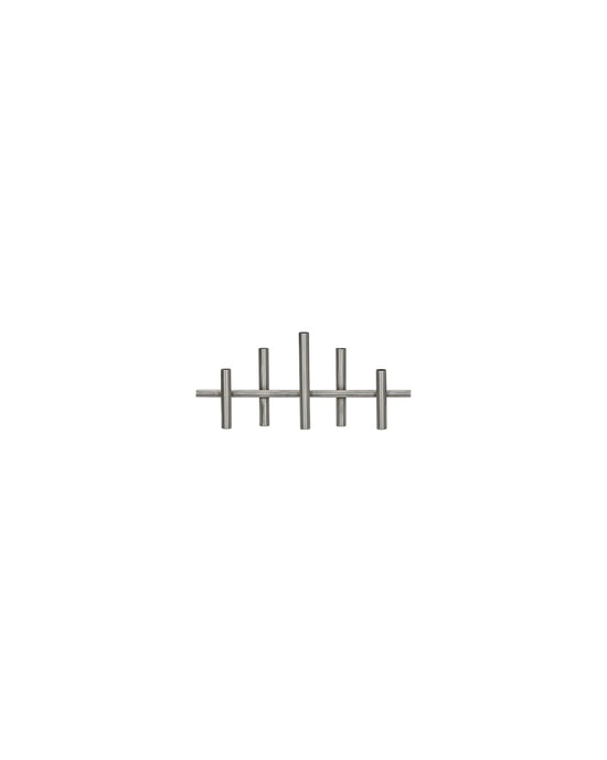 Kerzenständer, HDMaxi45, Antik-Silber