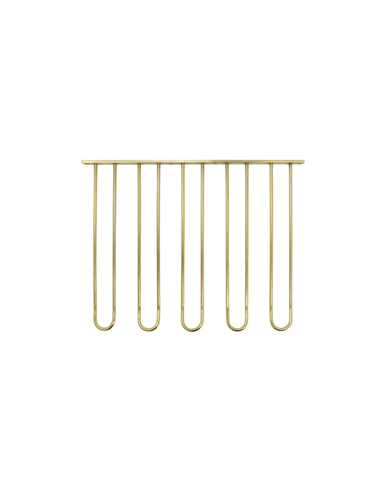 Glass rack, HDStilio, Antik guldfinish