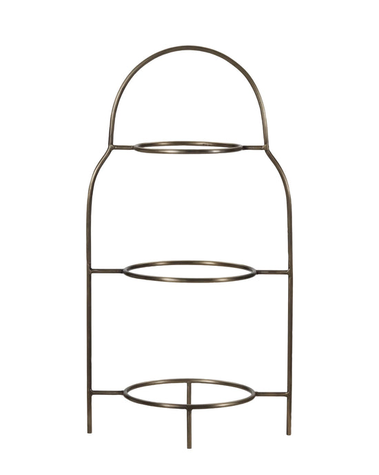 Plate stand, HDSana, Antique brass finish