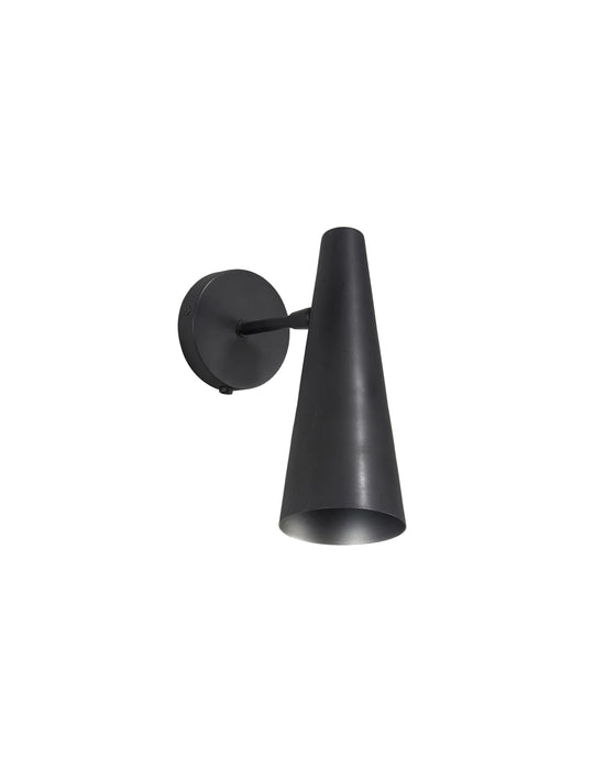 Wandleuchte, Precise, Mattschwarz