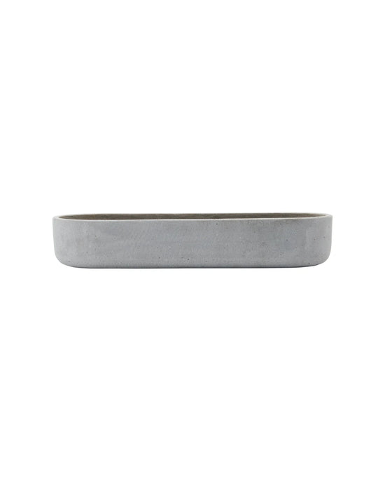 Kerzenhalter, Marmor, Grau