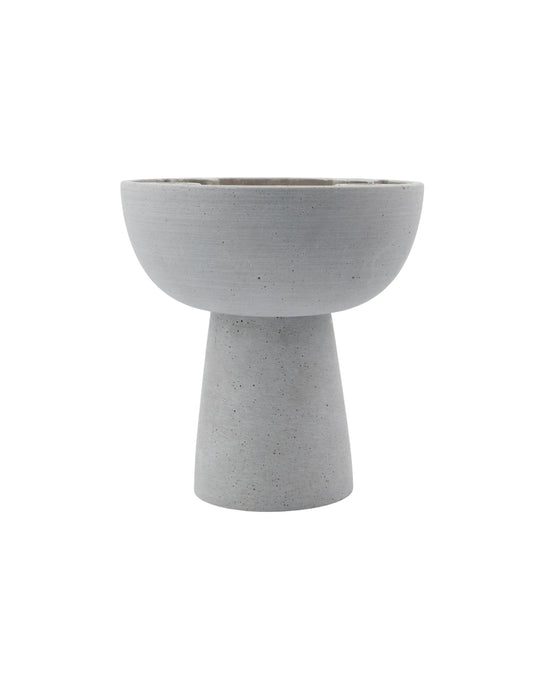 Kerzenhalter, Marmor, Grau