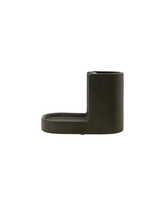 Brush and soap holder, MKDatura, Dark grey