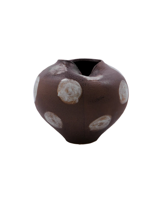 Vase, HDExpo, Brun;Råhvid
