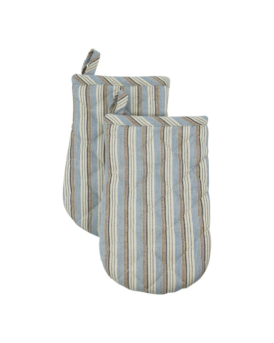 Køkkenhandske, HDChef, Blå;Sand