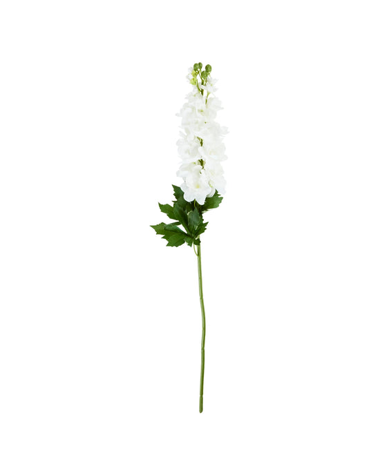Artificial flower, HDDelphinium, Hvid