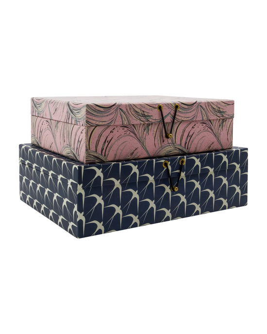 Storage boxes, HDKeep, Pink, Dark grey