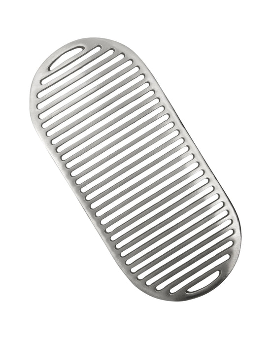 Bordskåner, HDEsme, Brushed silver finish