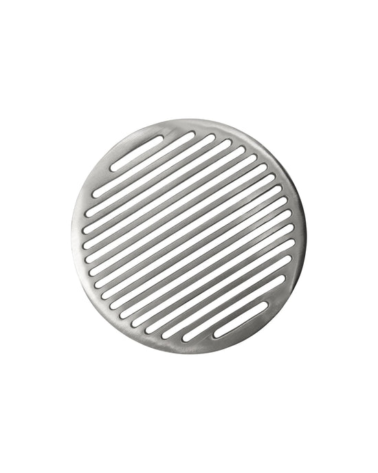 Bordskåner, HDEsme, Brushed silver finish