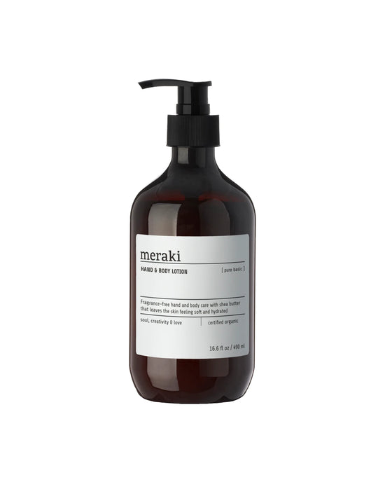 Hand & body lotion, Pure Basic, 490 ml