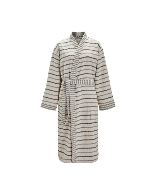 Bath robe, MKTrue S/M, Off-white, Black