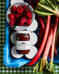 Jam, Rhubarb, raspberry & vanilla, 240 g