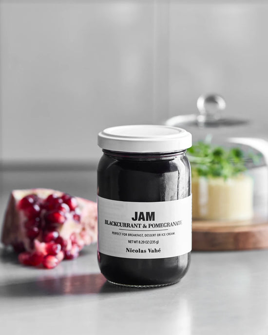 Jam, blackcurrant & pomegranate