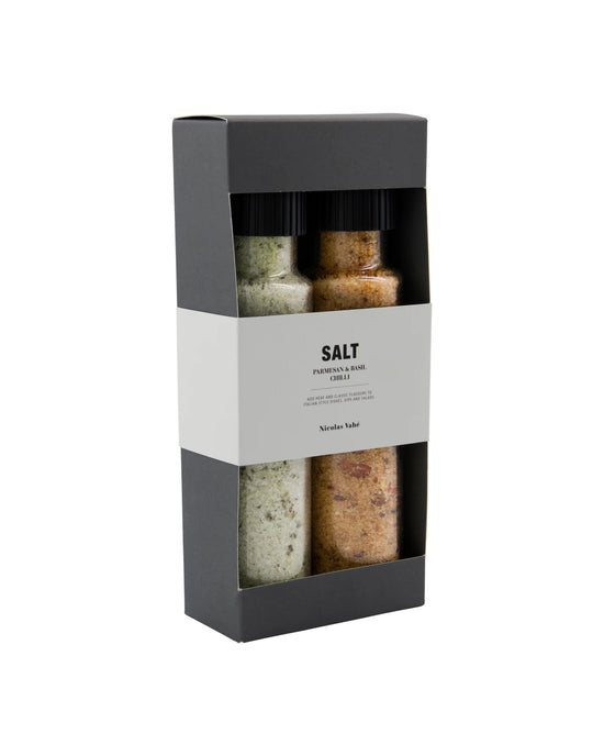 Gift box, Salt parmesan & basil + chilli, 320|315 g|g