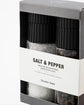 Gift box, French sea salt + pepper, black, organic, 60|120 g|g