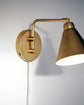 Wandleuchte, Game, Messing