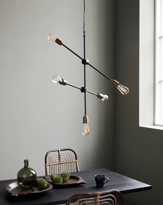 Lampe, HDMolecular, Sort/Messing