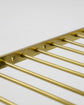 Glass rack, HDStilio, Antikgoldenes Finish