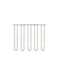Glass rack, HDStilio, Antik sølvfinish