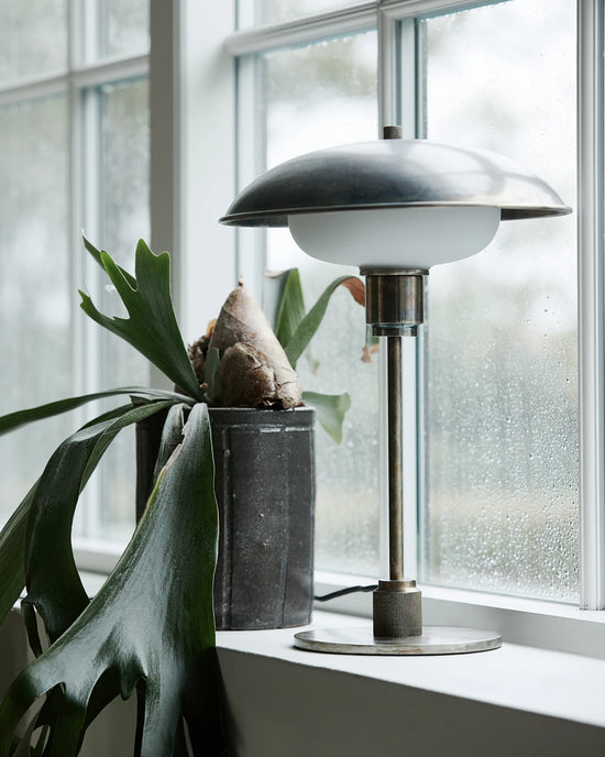 Bordlampe, HDBoston, Antik brun