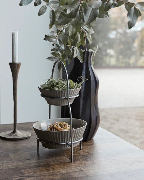Plate stand, HDSana, Silver finish