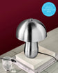 Tischleuchte, HDRoomie, Gebürstetes Silber-Finish