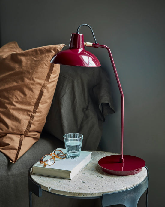 Bordlampe, HDDesk, Rød