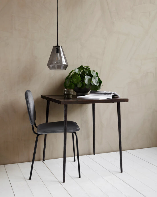 Cafe table, HDSlated, Black stain