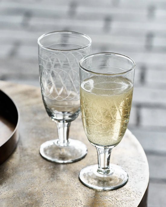 Champagneglas, HDVintage, Klar