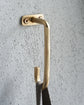 Haken, HDWelo, Oberfläche aus gebürstetem Messing