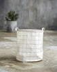 Laundry bag, HDSquares, White, Black