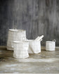 Laundry bag, HDSquares, White, Black