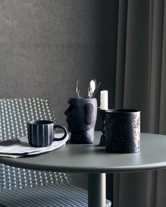 Tealight holder, HDRando, Black