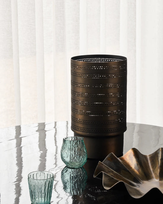 Candle holder, HDMesu, Antique brown