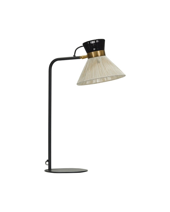Bordlampe, HDCord, Sort