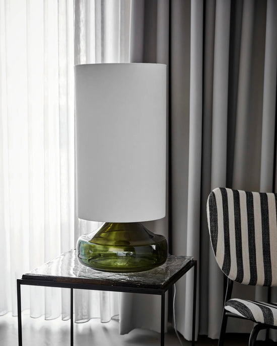Bordlampe, HDMatte, Grøn/Hvid