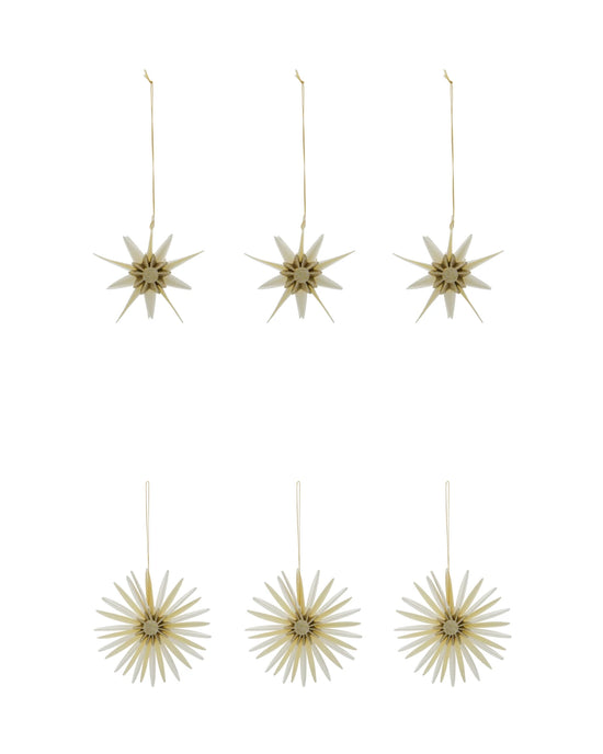 Christmas ornament, HDStari, Off-white, Champagne