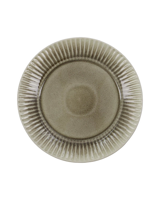Dinner plate, HDPleat, Grey, Brown