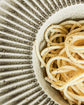 Pasta plate, HDPleat, Grey, Brown