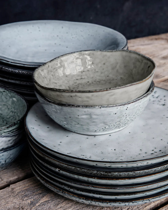 Schüssel, Rustic, Grau/Blau