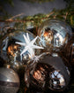 Weihnachtsschmuck, HDSpike, Weiß mit funkeln