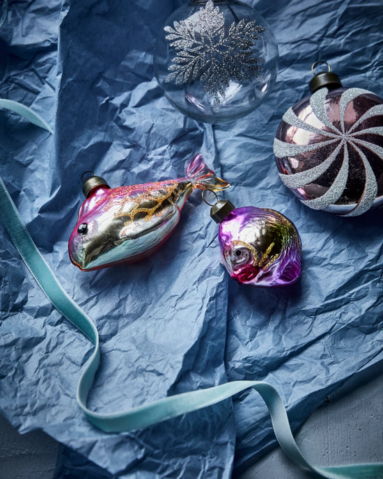 Weihnachtsschmuck, HDPez, Gold;Rosa
