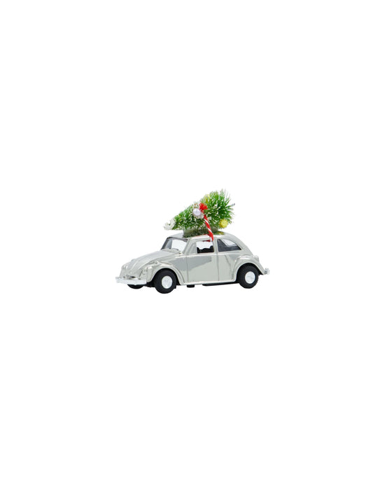 Dekoration, HDMini Xmas car, Silber