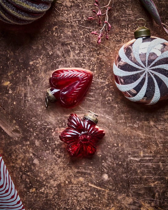 Julepynt, HDHeart and Star, Rød