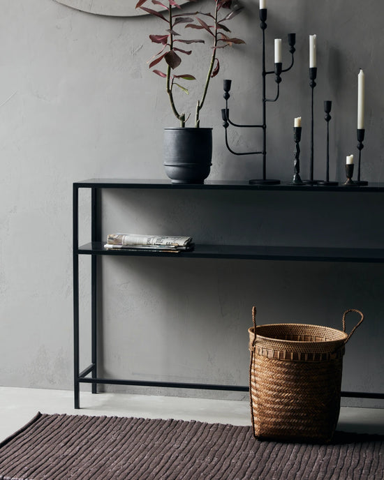 Console table, HDFari, Black