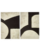 Wall art, HDHape, Black, Off-white