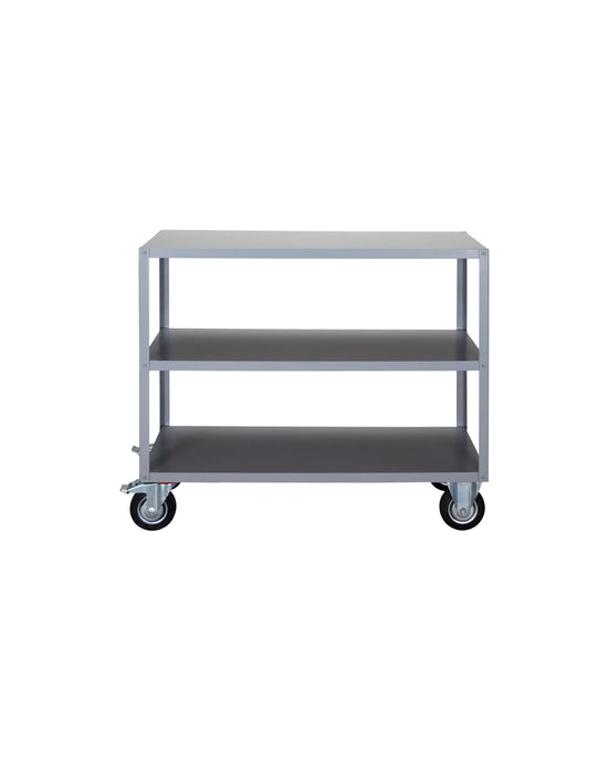 Shelving unit w. 4 wheels, HDTrolley, Grey